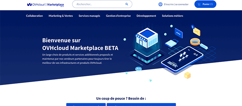 La marketplace d'OVHcloud